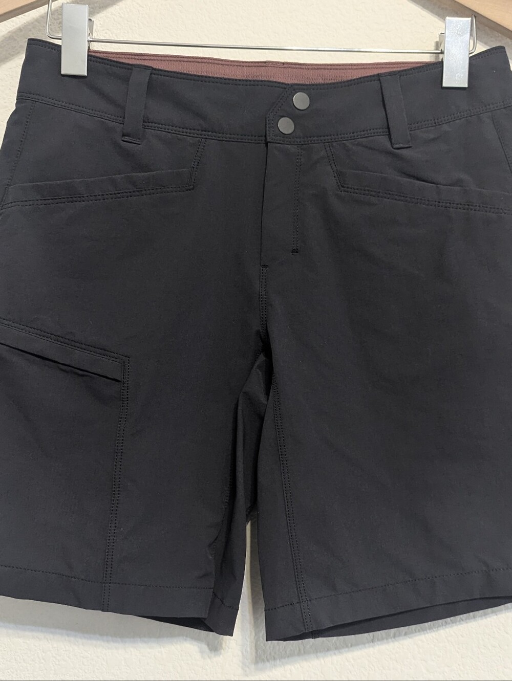 Ortovox Women's Pelmo Shorts Black Raven Size Small Hiking Outdoor Wool Blend